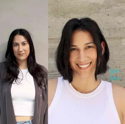 Modern & Chic Bob with Choppy Ends for Fine Hair