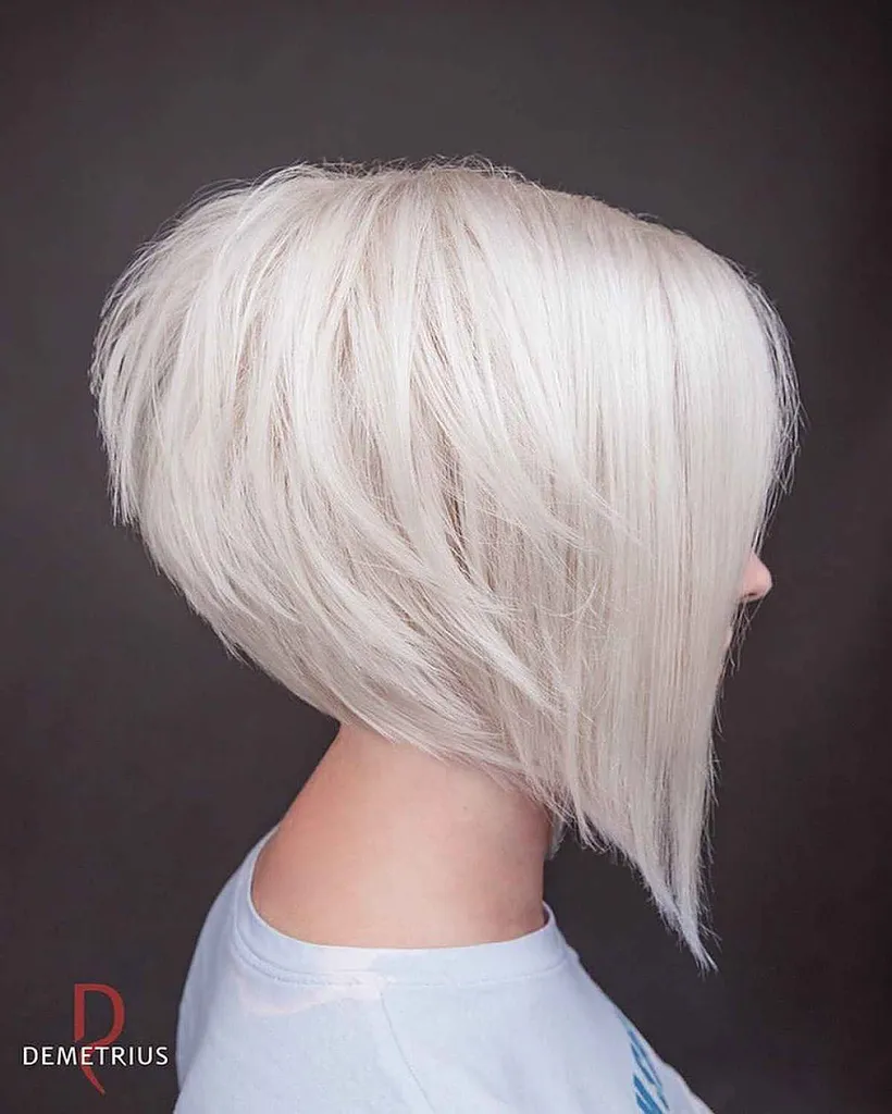 Polerowane krótsze warstwy ułożone Bob' title=