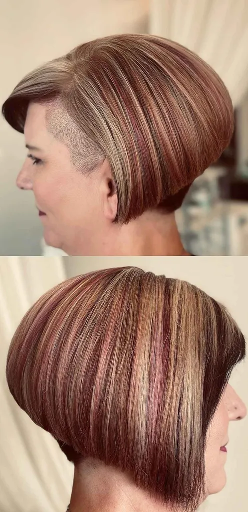 Asimetriška „Pixie Bob“ su apačia „Buzzcut“' title=