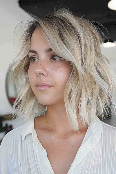 Medium-length shag with soft waves