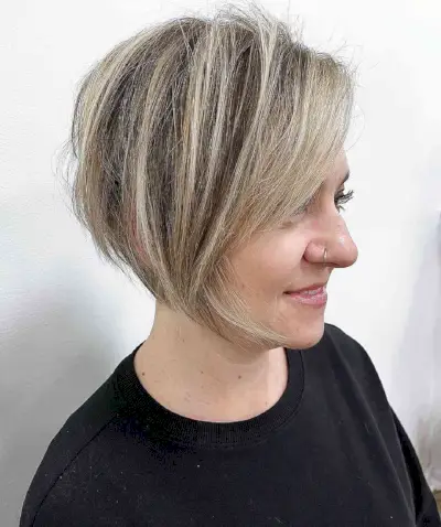 Asymmetrical A-Line Bob