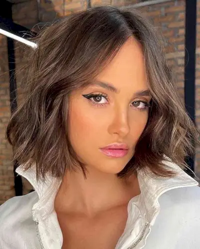 Chin-Length Boyfriend Bob Cut for Fine Hair