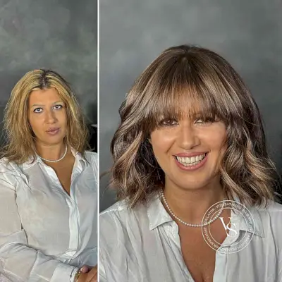 Long Bob with Thin Fringe