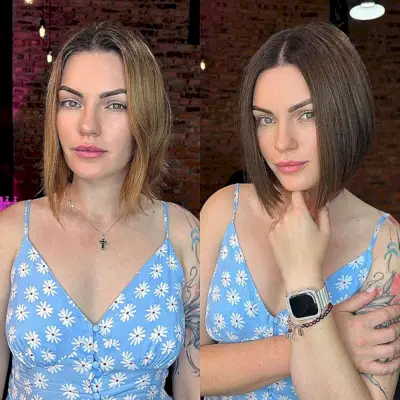 Short A-Line Slob Bob Haircut