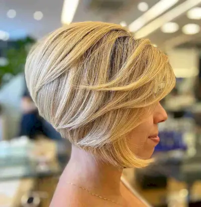 Trendy Layered A-Line Bob Cut