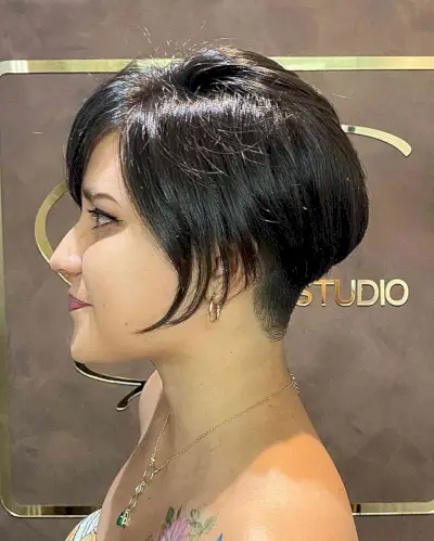 Soft Pixie Bob with a Shaved Undercut