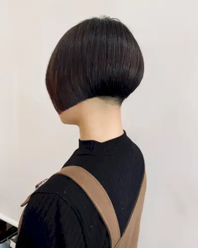 Undercut Angled Bob