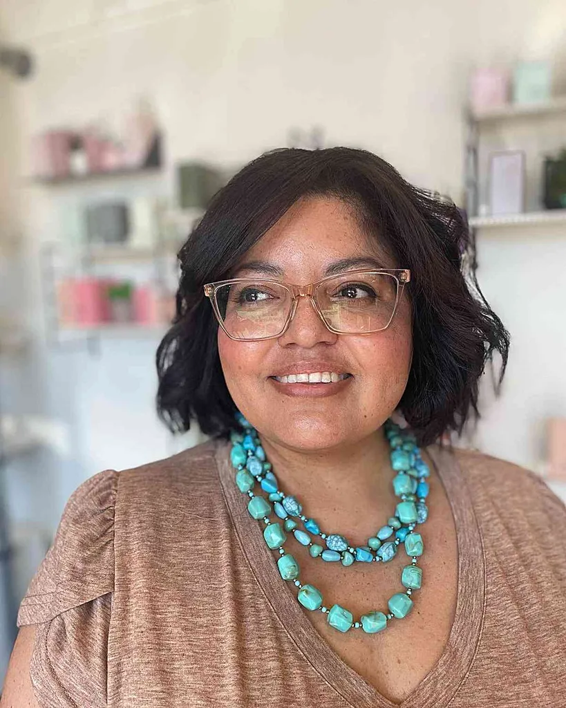 Adorável Fresh Bob para rostos redondos' title=