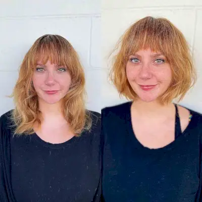 Soft Tousled Shaggy Bob for Fine Hair