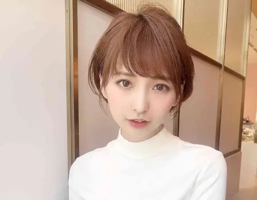 Very Short Bob with Brow-Length Bangs for Fine Hair