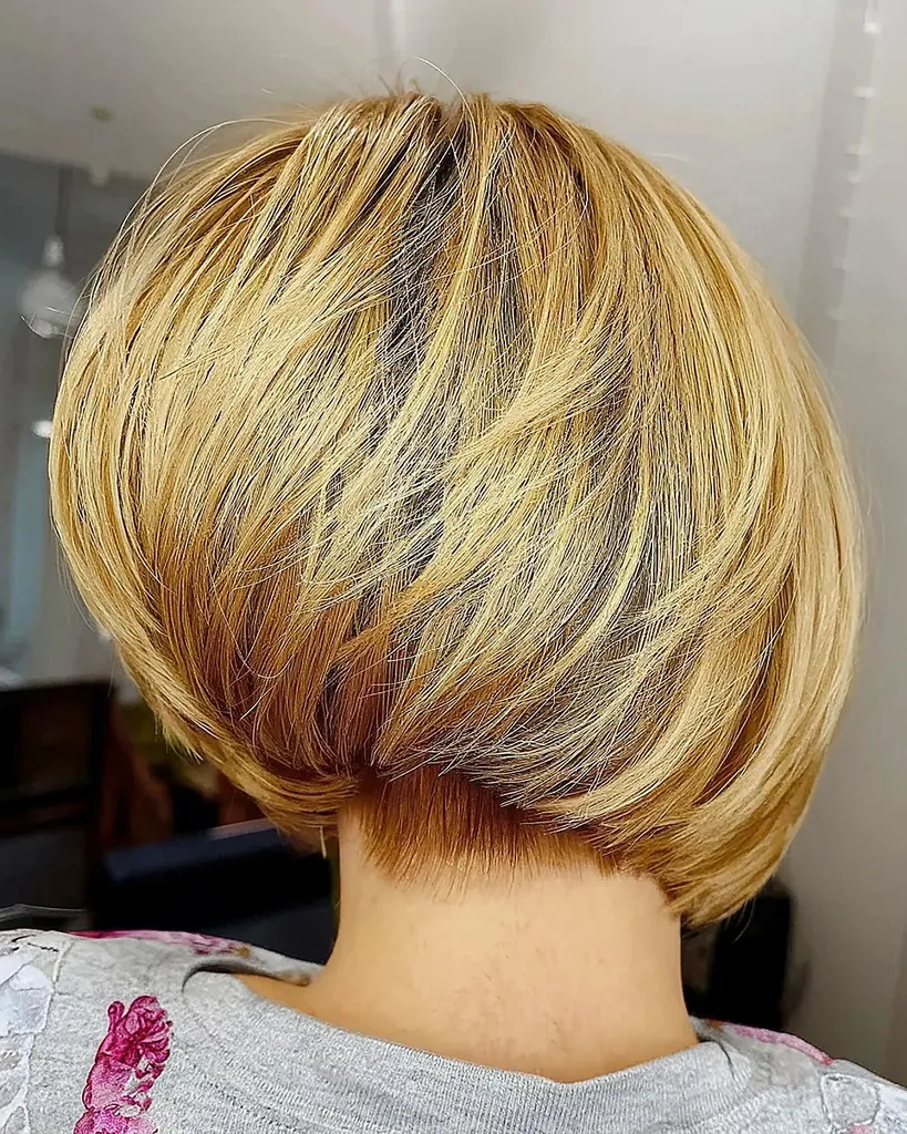 Undercut Bob That's Stacked' title=