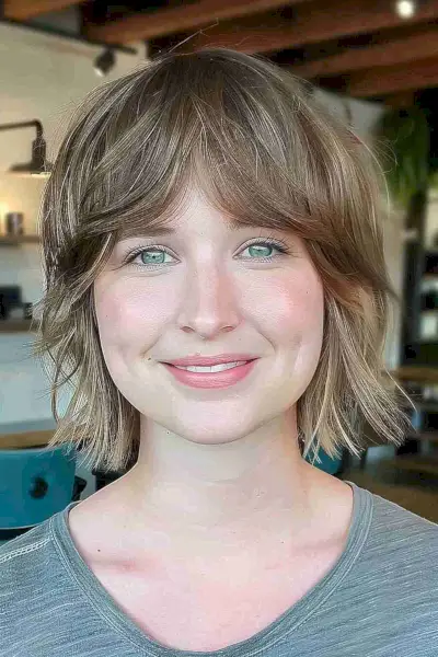 Razored Bob for Women with Fine Hair