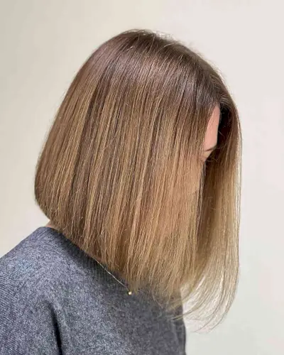 A-Line Bronde Long Bob
