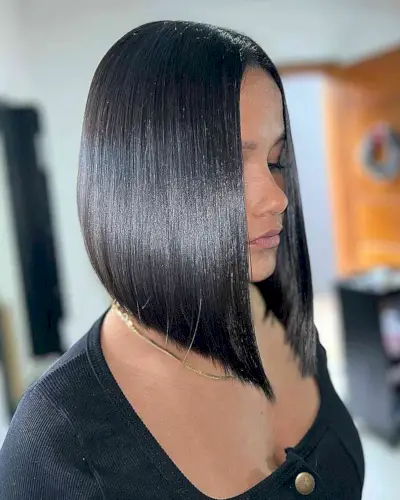 Low-Maintenance Classic A-Line Long Bob