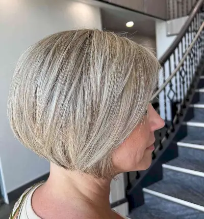 Gorgeous Short Graduated Bob for Straight Hair