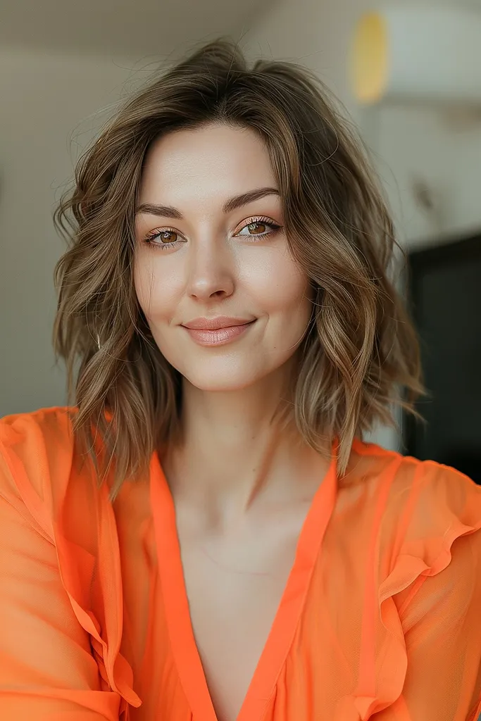 בוב שאגי ארוך לשיער עבה' title=