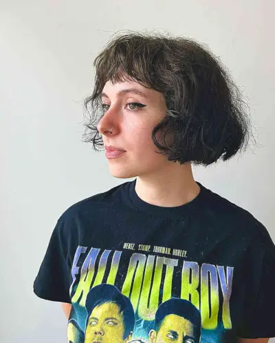 Short Italian French Bob Cut for Thick Hair