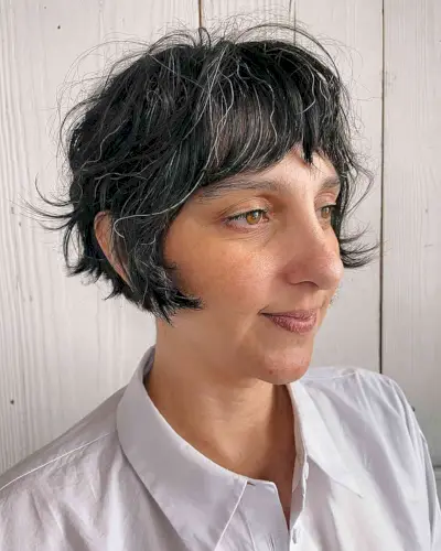 French-Cut Pixie Bob with Fringe