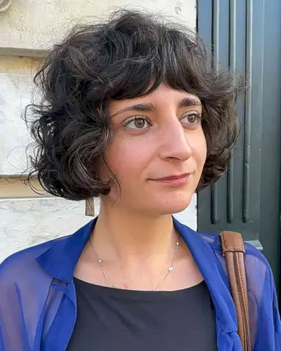 Jaw-Grazing French Bob with Voluminous Waves