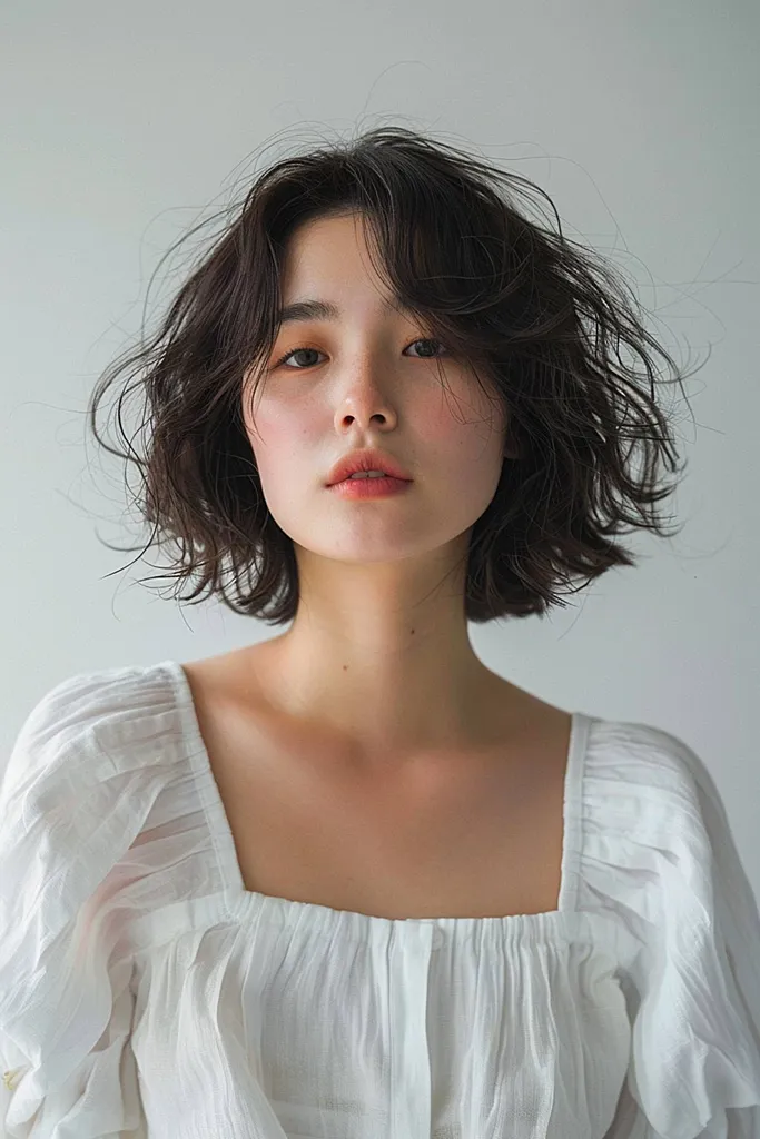 Fluffcut bob for fint hår med myke lag' title=