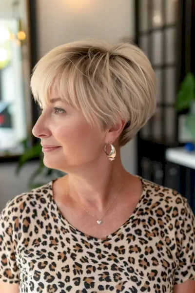 Short Pixie Bob for Older Women