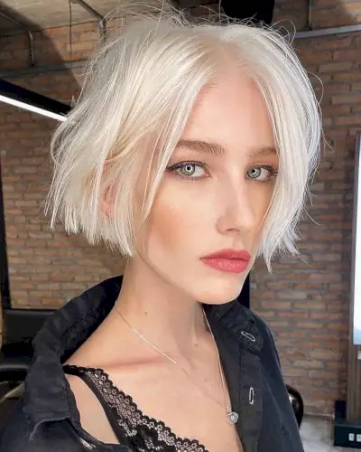 Tousled Bob for Fine Hair