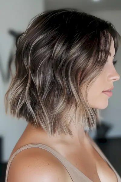 blunt lob cut