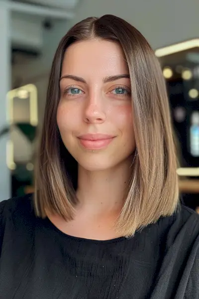 longer bob for a round face