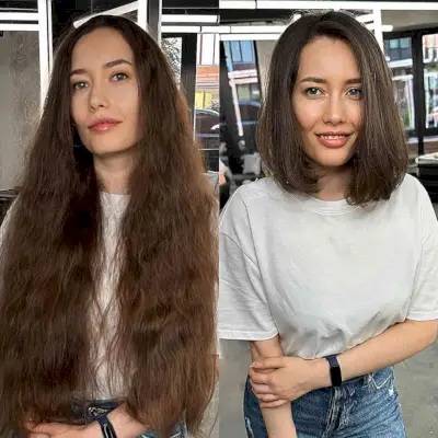 Amazing Long Bob Makeover for Thick Hair
