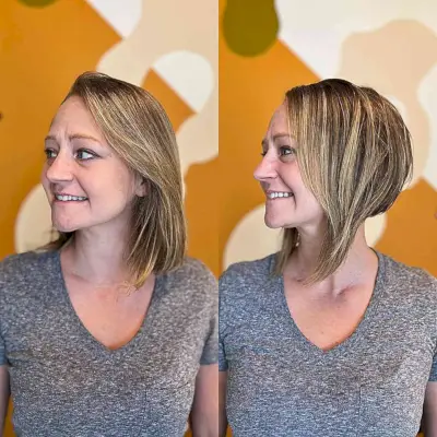 Long A-Line Bob with Long Layers