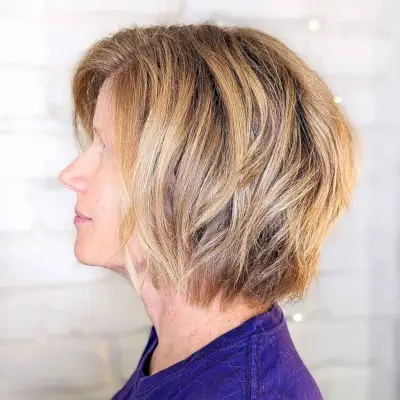 Textured Bob Style with Shorter Layers