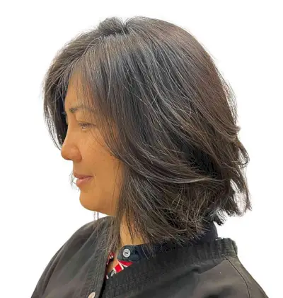 Medium Layered Italian Bob Haircut