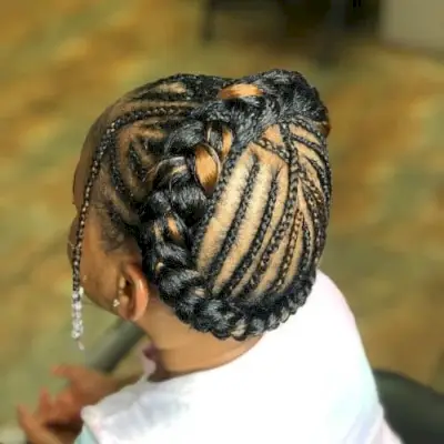 Halo Braid for Black Hair