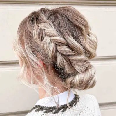 Loose French Braids