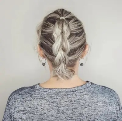 Cute French Braid for Short Hair