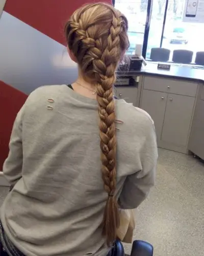 Gorgeous French Braid for Long Hair