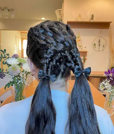 Criss Cross Infinity Braids and Pigtails