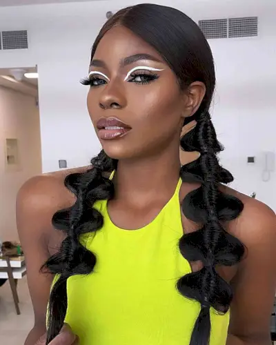 Long-Length Unique Braided Twin Pigtails