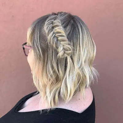 headband braid for short hair