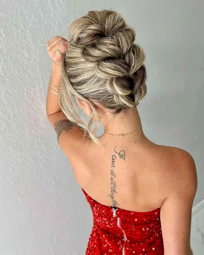 Braided Glam Holiday Updo