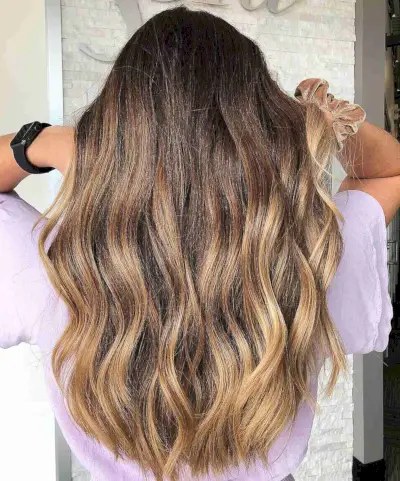 Long Honey Brown Hair