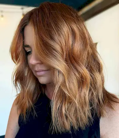 Gorgeous Copper Honey Brown Hue