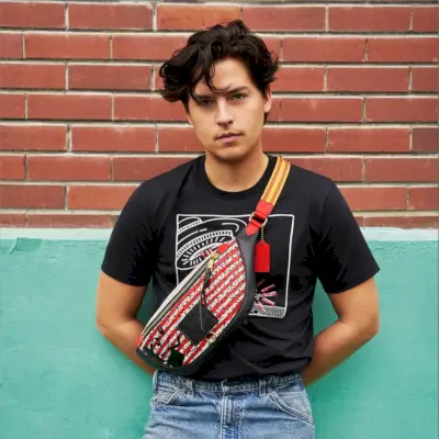 Cole Sprouse Sports Coach Disney Mickey Mouse x Keith Haring Kollektion