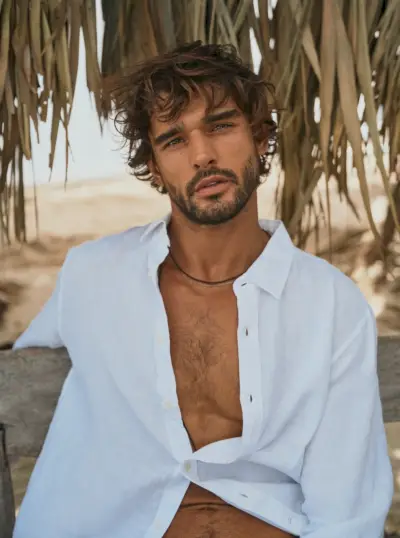 Brazilski model Marlon Teixeira igra v Banana Republic