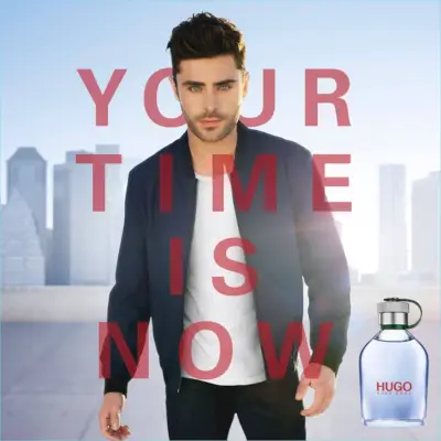 Zac Efron Fronts HUGO Fragrance Campaign, Dons Label pro promo „Baywatch“