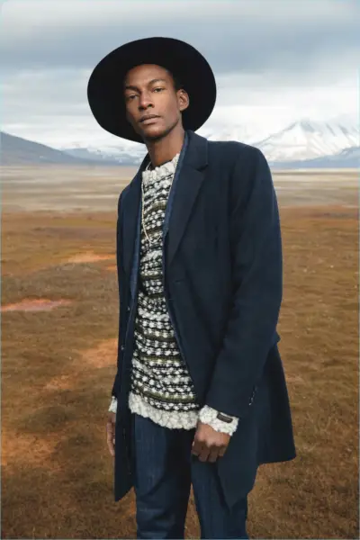 Ty Ogunkoya og Calin Sitar udforsker det arktiske hav for Scotch & Soda Fall '17-kampagne