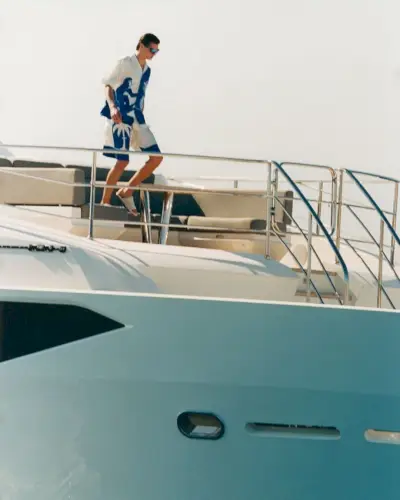 Tyrone Lebon photographs Edoardo Sebastianelli for Bottega Veneta