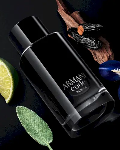 아르마니 코드 병 아트워크.