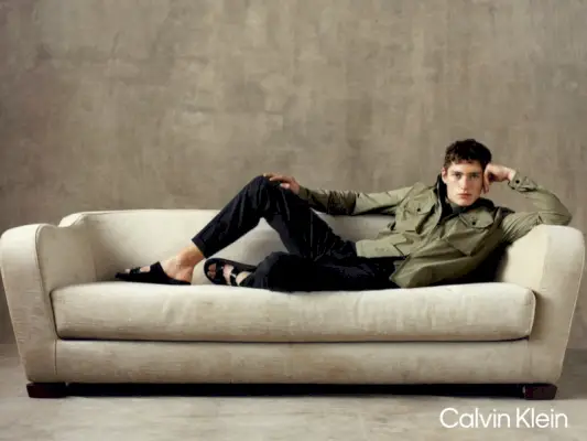 Model Valentin Humbroich frontt Calvin Klein