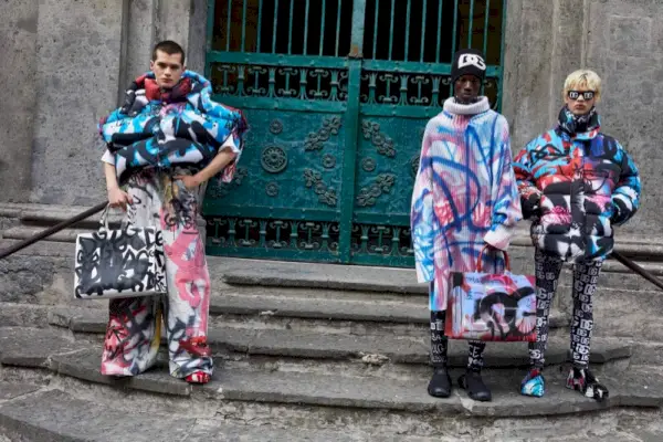 Dolce & Gabbana Men-kampanj hösten 2022 Alfredo Diaz Feranmi Ajetomobi Lazar Dedic Model